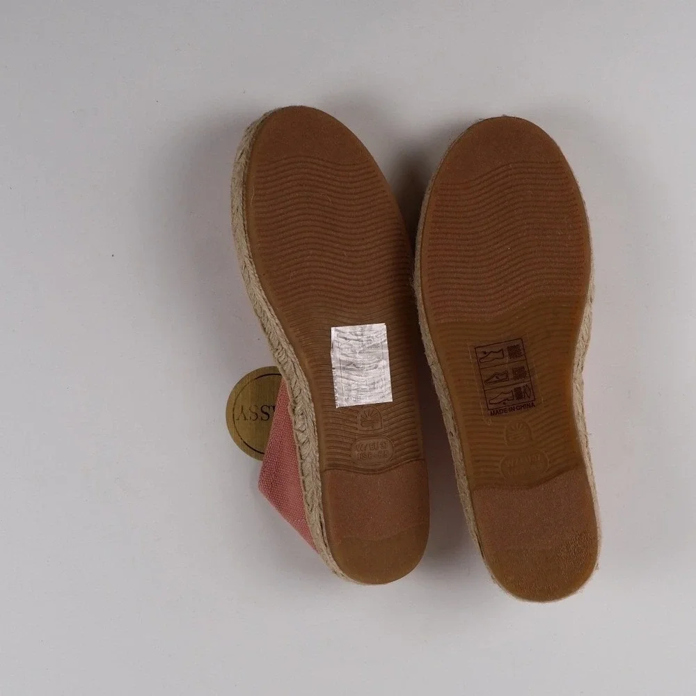 Soludos Espadrilles The Dali Original Italian Clay 6-6.5 Cotton Canvas NEW